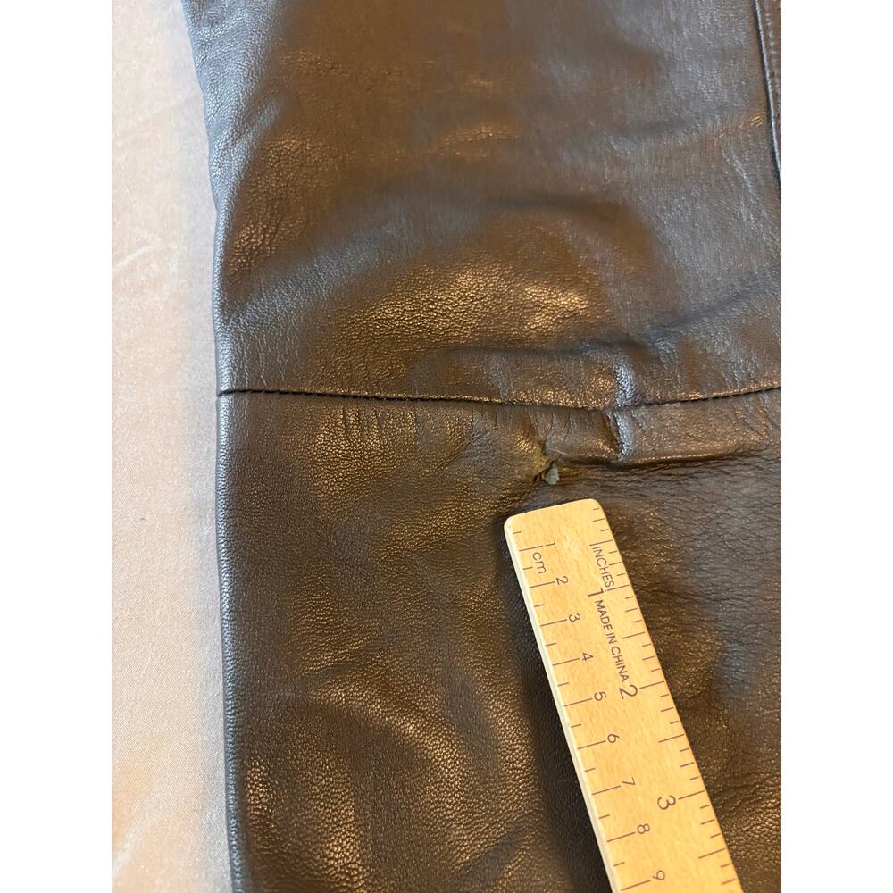 Vintage Mens Leather Riding Pants Size 31 - Picture 10 of 11